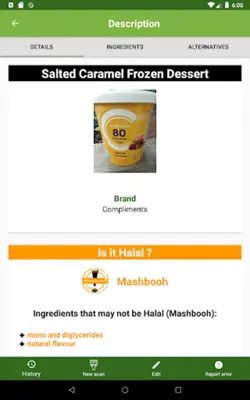 My Halal Scanner android App screenshot 3